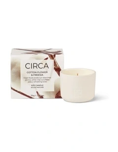 Cotton Flower And Freesia Soy Candle