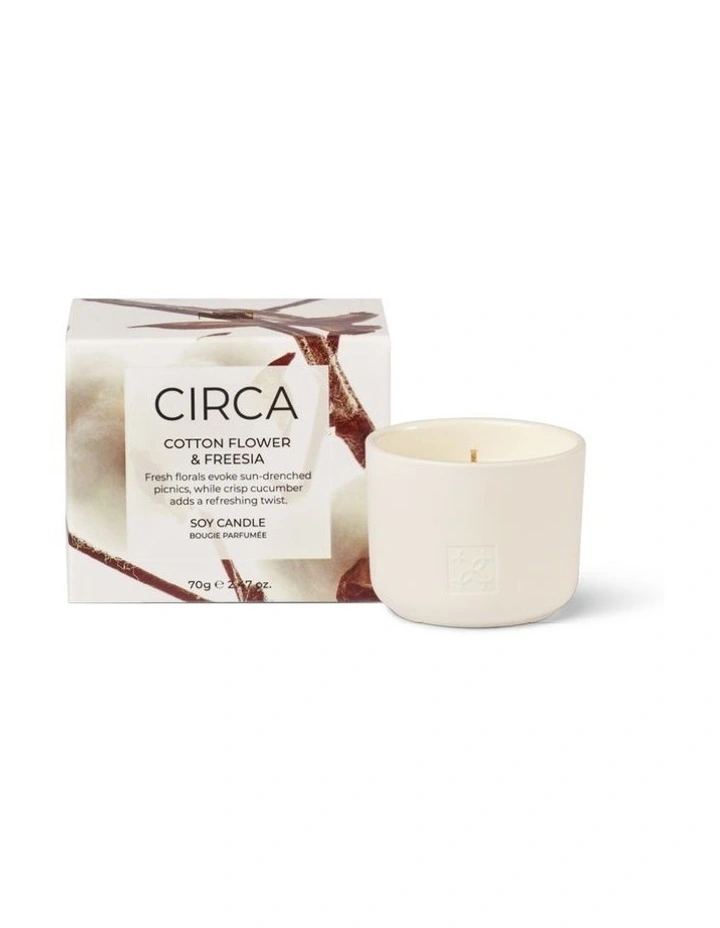 Cotton Flower And Freesia Soy Candle image 1