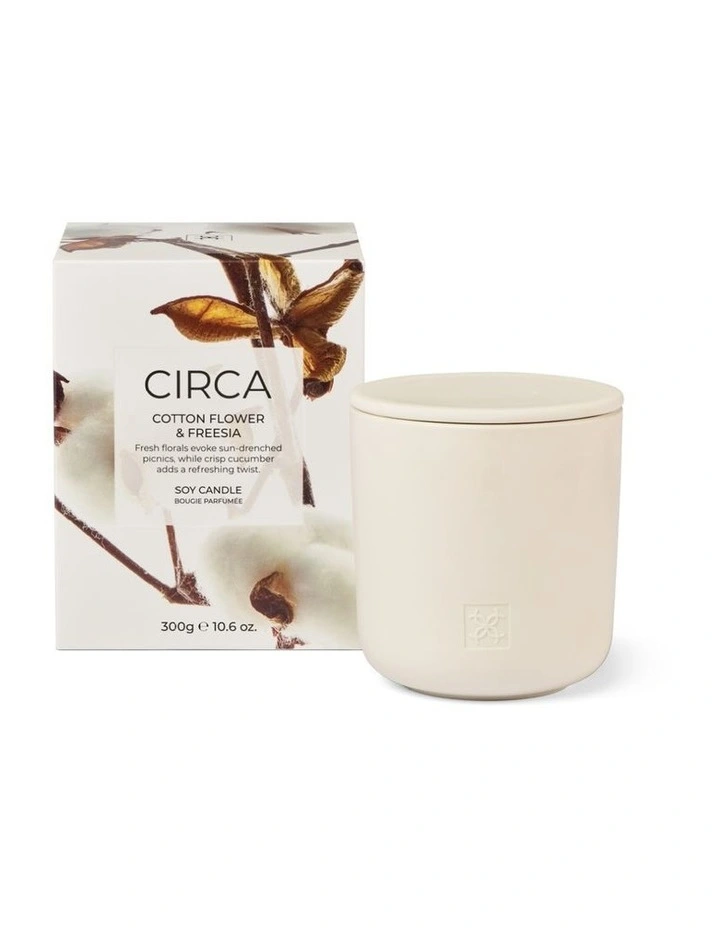 Cotton Flower And Freesia Soy Candle image 1