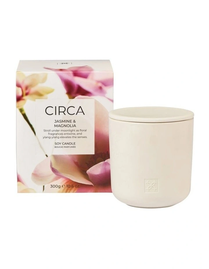 Jasmine & Magnolia Soy Candle 300g image 1