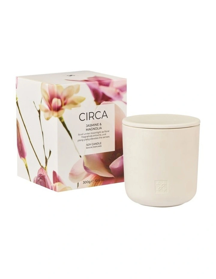 Jasmine & Magnolia Soy Candle 300g image 2