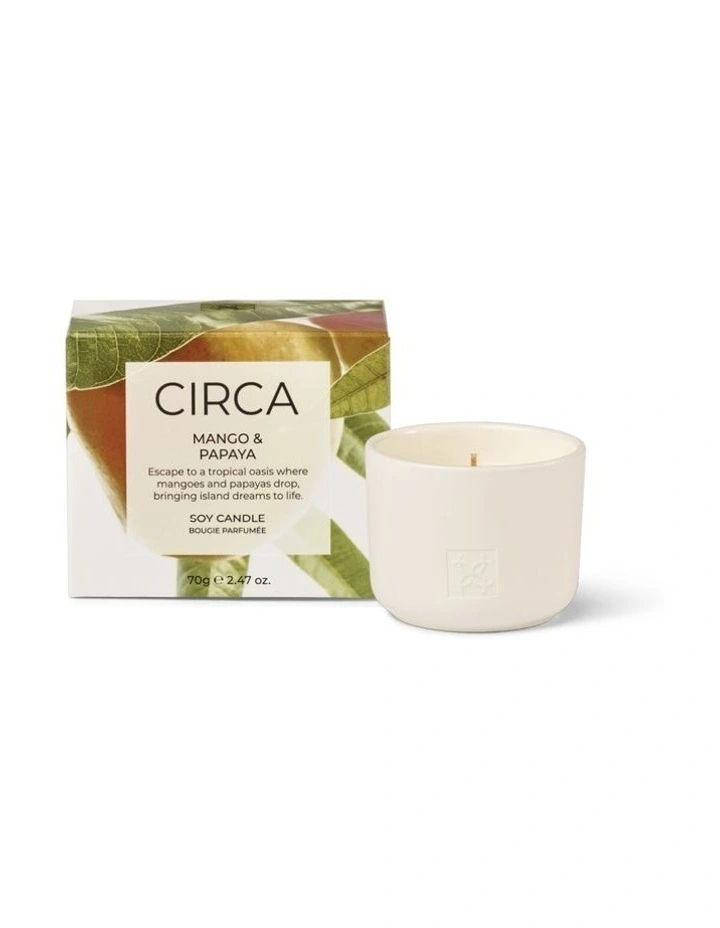 Mango and Papaya Soy Candle image 1