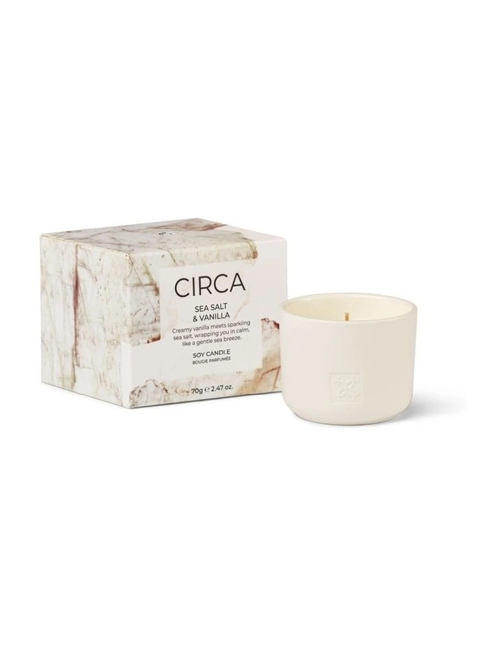 Sea Salt and Vanilla Soy Candle image 2