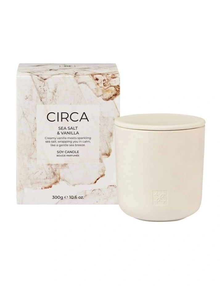 Sea Salt and Vanilla Soy Candle 300g image 1