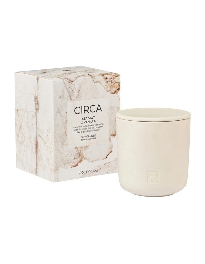 Sea Salt and Vanilla Soy Candle 300g image 2