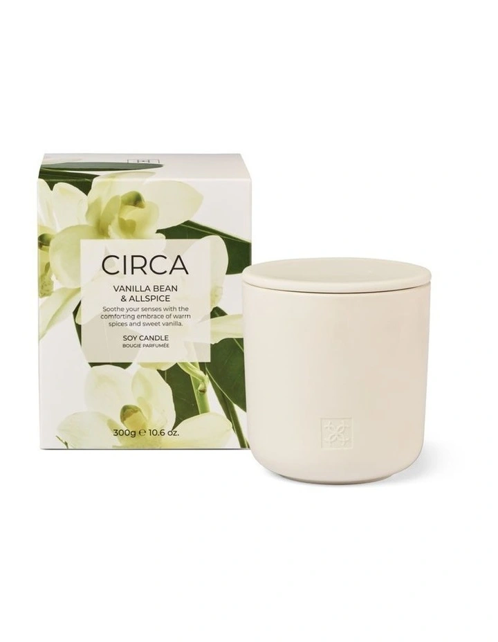 Vanilla Bean & Allspice Soy Candle 300g image 1