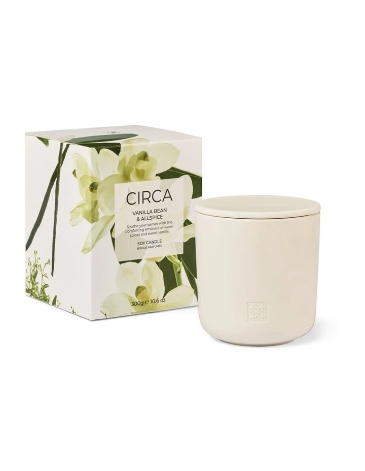 Vanilla Bean & Allspice Soy Candle 300g image 2
