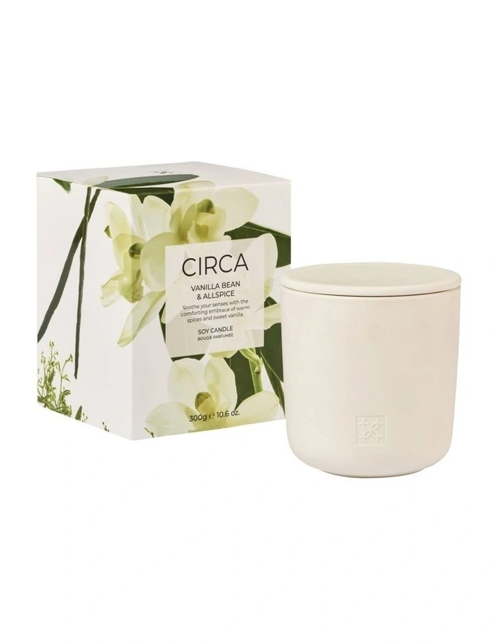 Vanilla Bean & Allspice Soy Candle 300g image 2