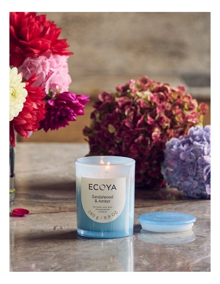 Sandalwood And Amber Metro Candle 280g image 2