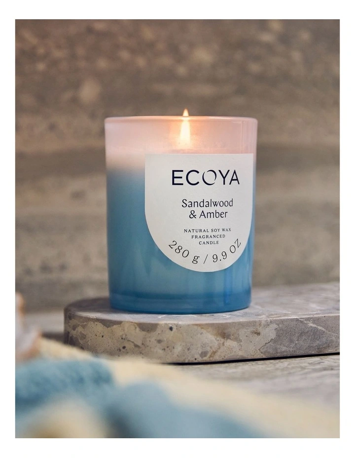 Sandalwood And Amber Metro Candle 280g image 3
