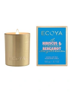 Mini Goldie Candle Hibiscus And Bergamot 105g