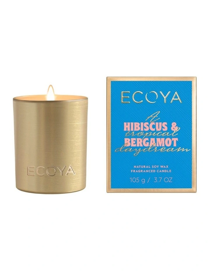 Mini Goldie Candle Hibiscus And Bergamot 105g image 1