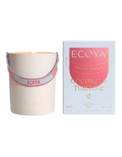 Coconut And Tuberose Ceramic Candle 400g
