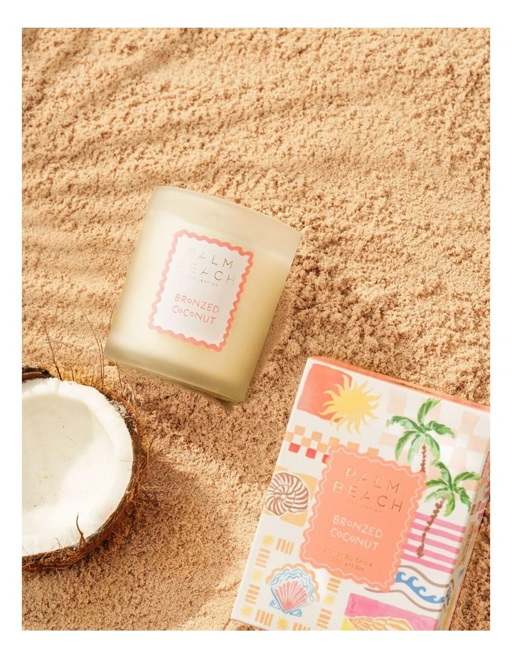 Bronzed Coconut Scented Candle 420g image 2