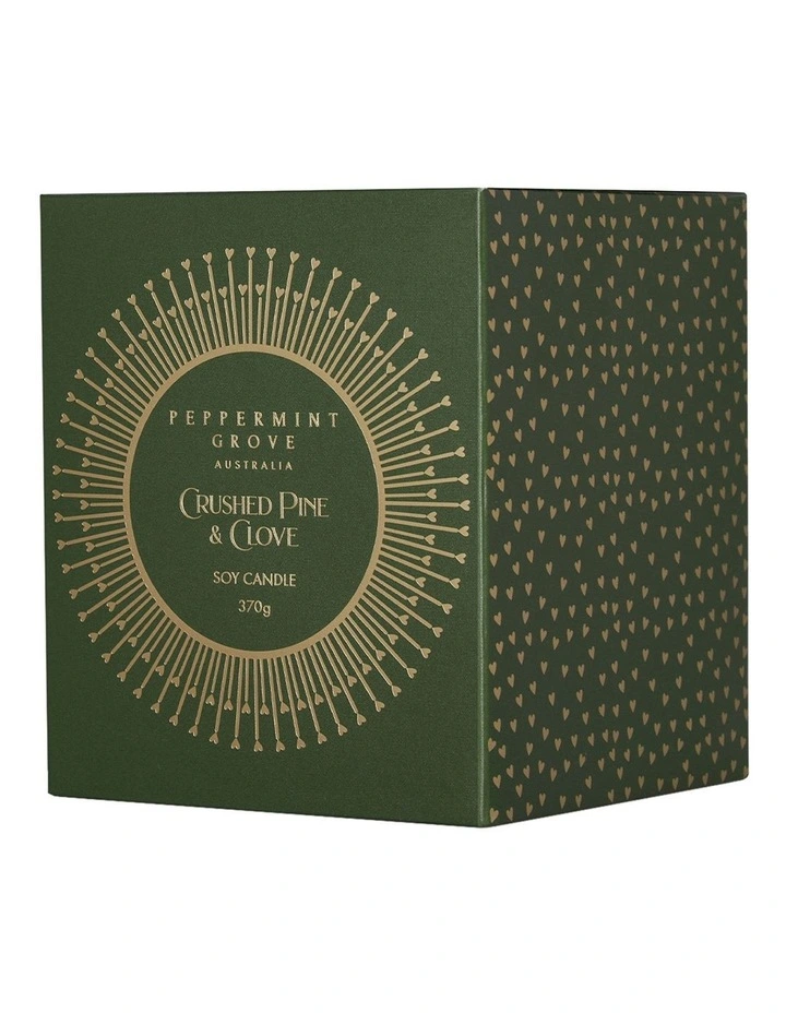 Crushed Pine And Clove Large Candle 370g image 2