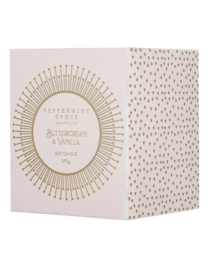Buttercream & Vanilla Large Candle 370g image 2