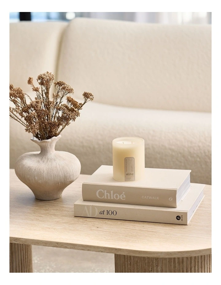 Soy Candle Sea Cotton & Coconut in Cream image 2