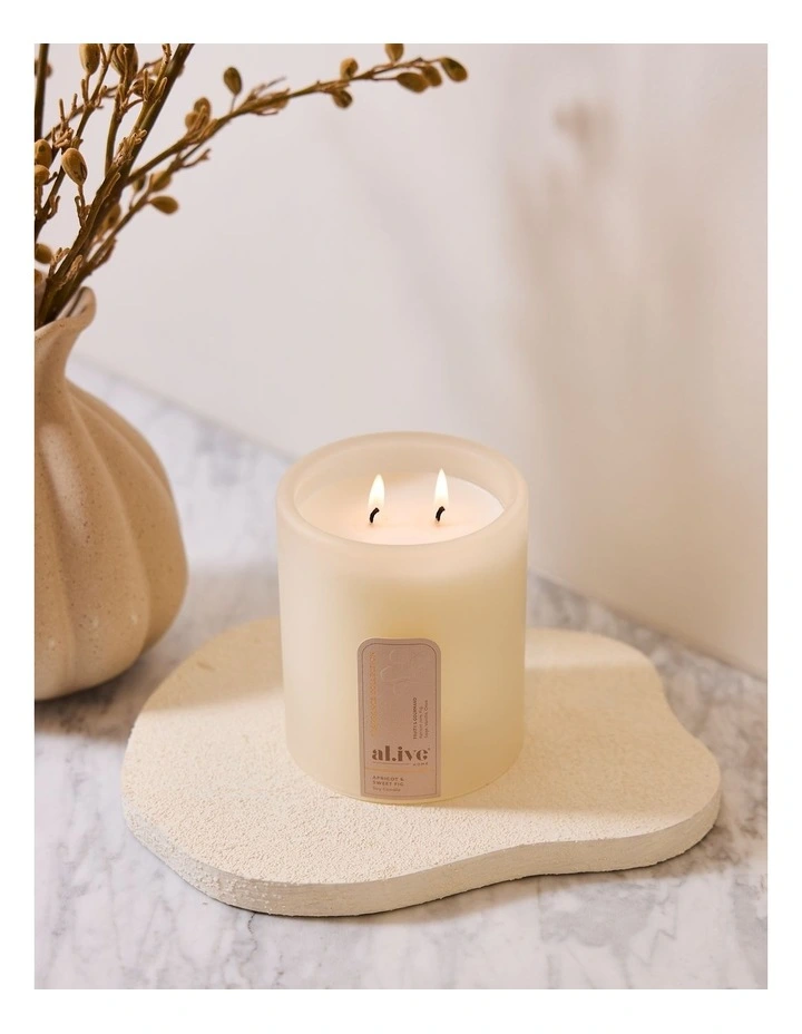 Soy Candle - Apricot & Sweet Fig image 4