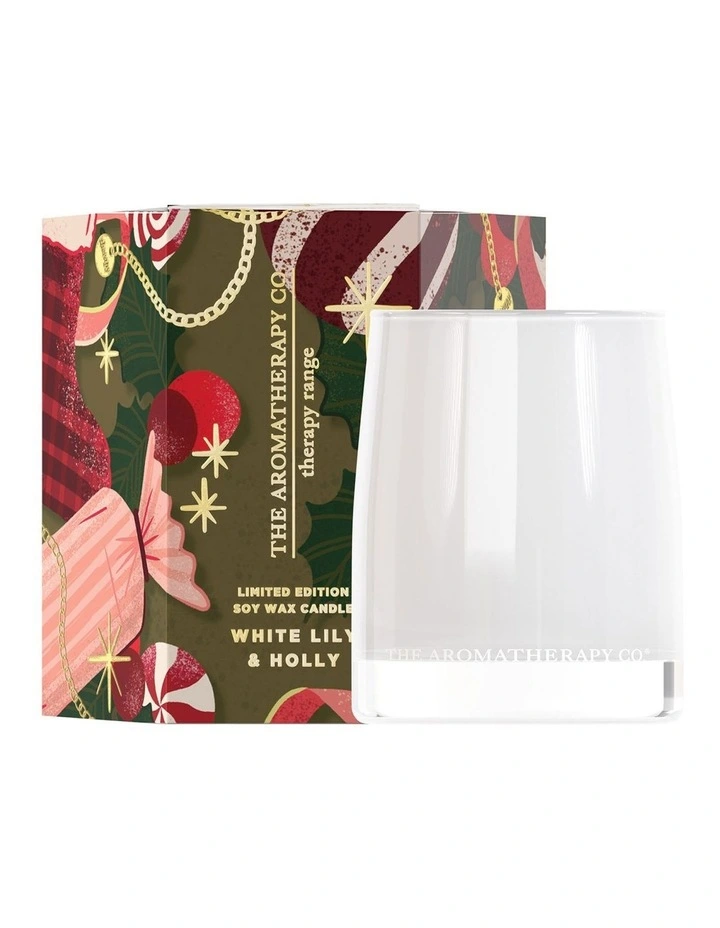 Candle 80g in White Lily & Holly image 1