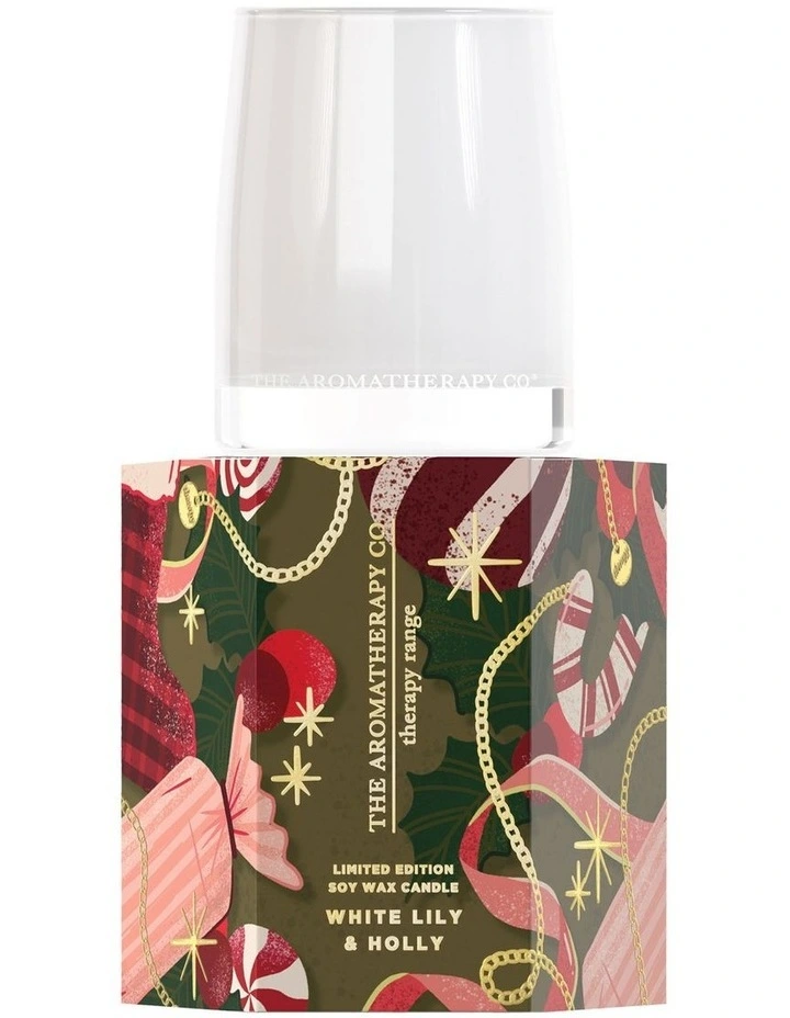 Candle 80g in White Lily & Holly image 2