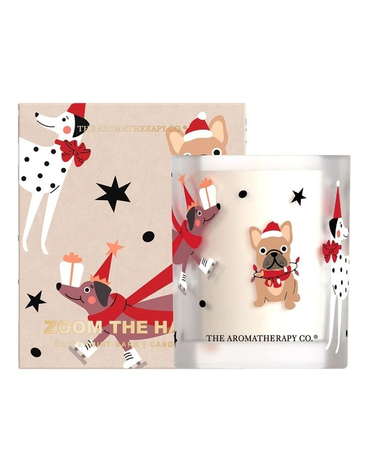 Santa Paws Zoom the Halls Candle Peppermint Bark 200g image 1