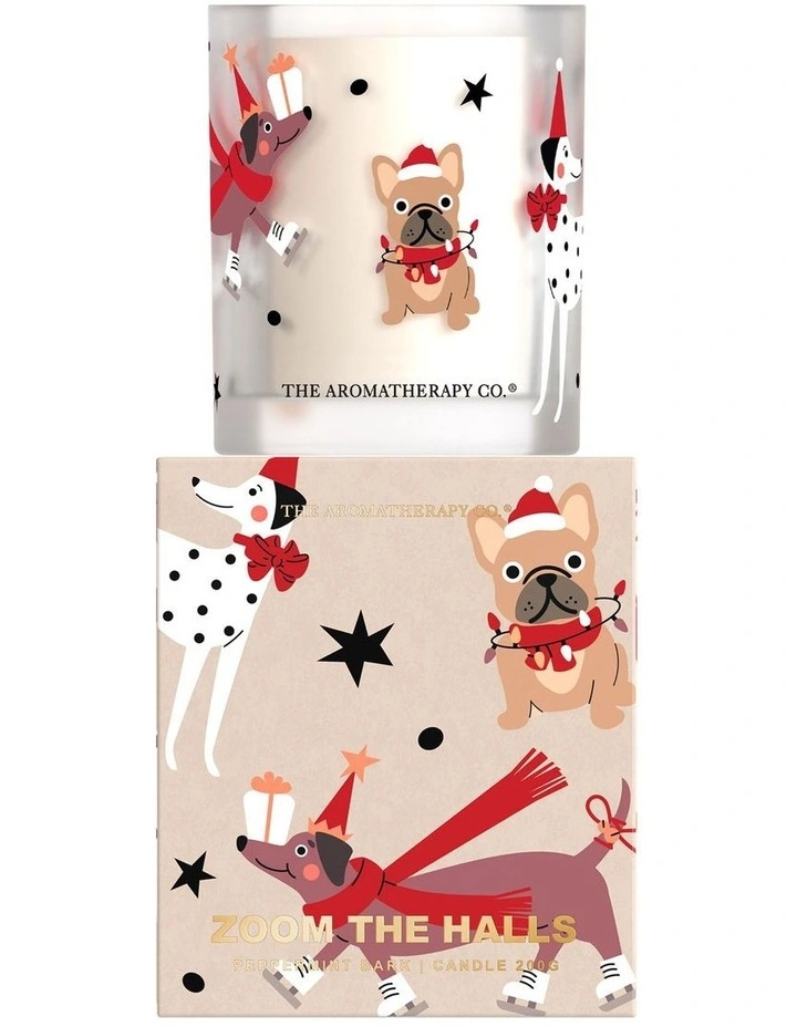 Santa Paws Zoom the Halls Candle Peppermint Bark 200g image 2