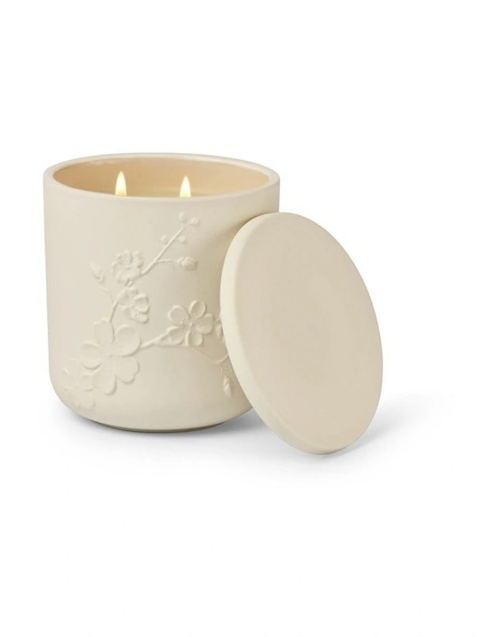 Cherry Blossom & Green Tea Soy Candle 300g image 3