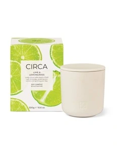 Lime And Lemongrass Soy Candle 300g