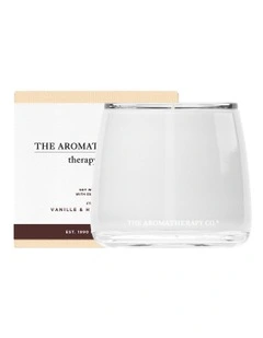 Embrace Vanille & Hazelnut Ambre Candle 260g in White