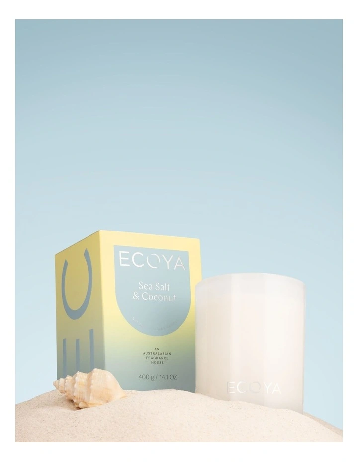 Sea Salt & Coconut Madison Candle 400g image 2