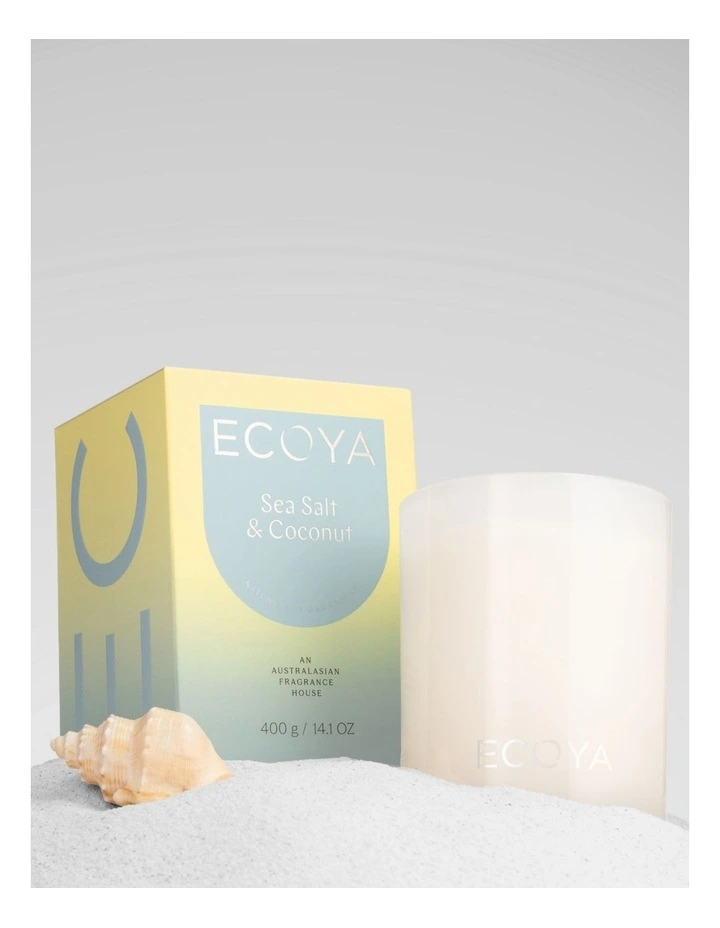 Sea Salt & Coconut Madison Candle 400g image 2