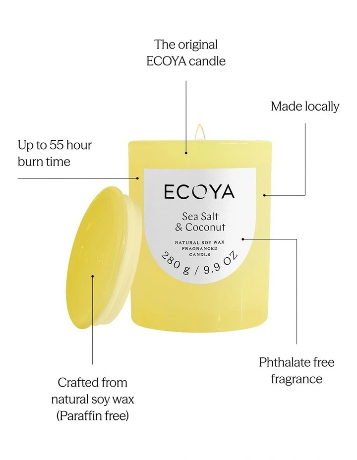Sea Salt & Coconut Metro Candle 280g image 3