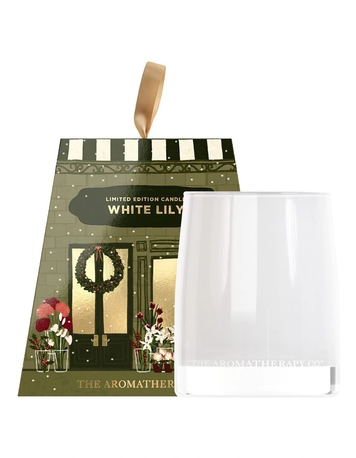 Therapy Festive White Lily Candle 80g image 1
