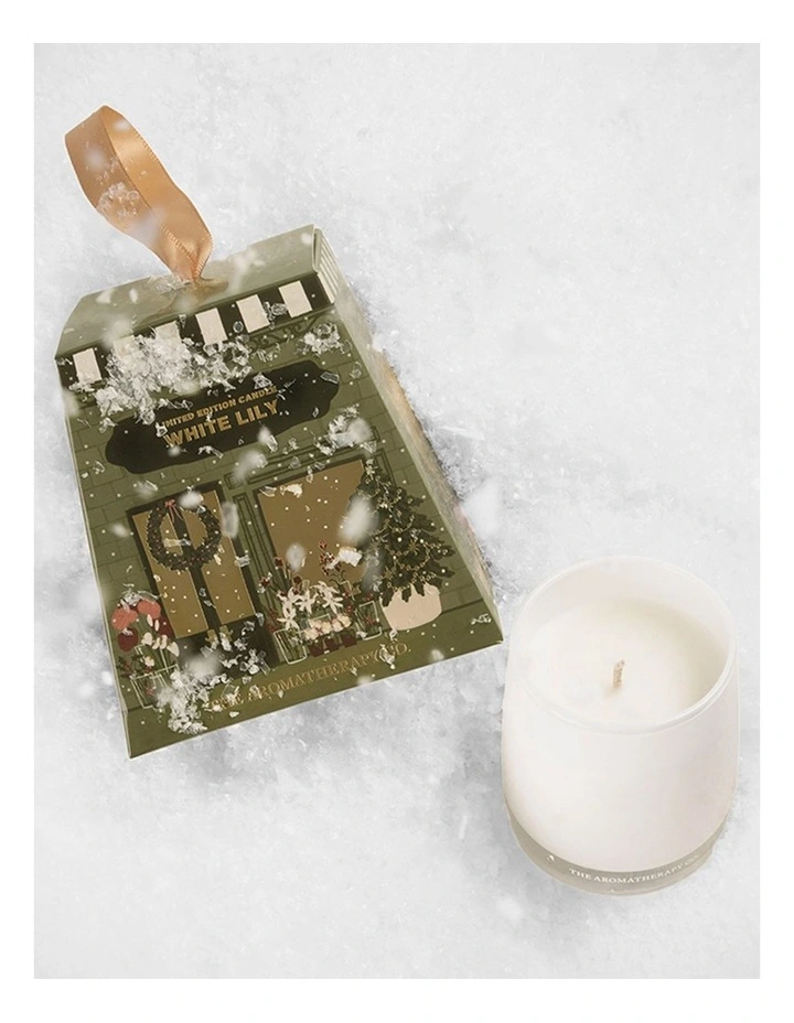 Therapy Festive White Lily Candle 80g image 2