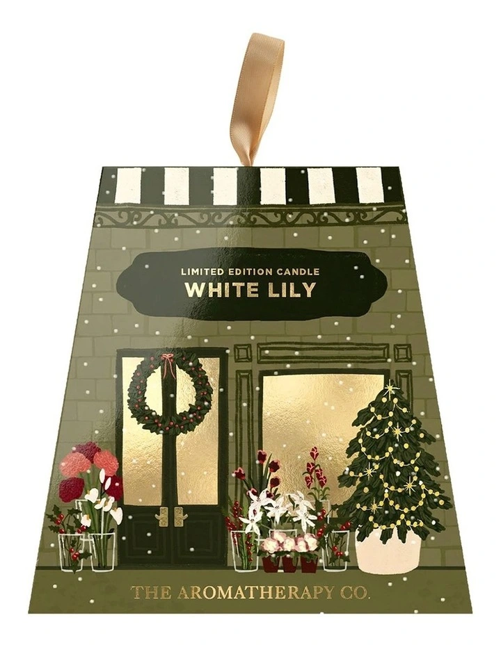 Therapy Festive White Lily Candle 80g image 3