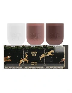Smith & Co Trio Candle Gift Set 3x 80g