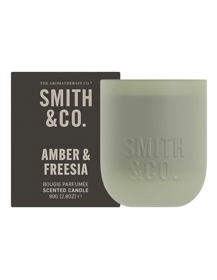 Amber & Freesia Candle 80g image 1