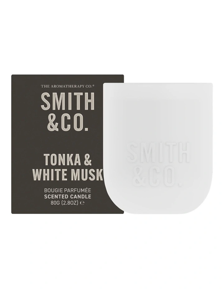 Tonka & White Musk Candle 80g image 1