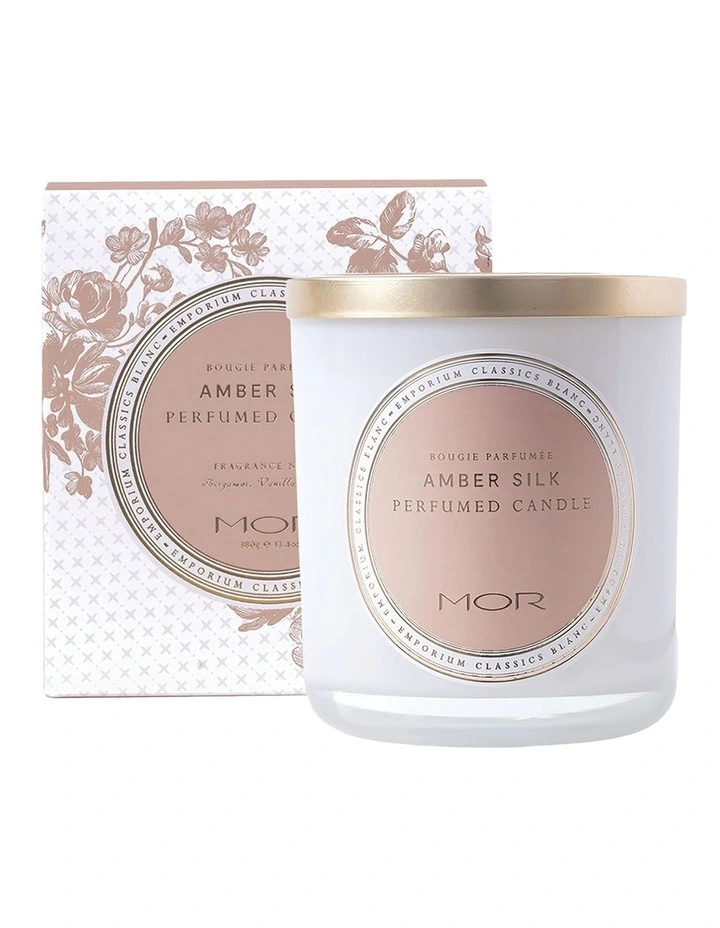 Amber Silk Perfumed Candle 380g image 1