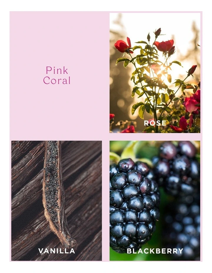 ECOYA Pink Coral Reed Diffuser 200ml MYER