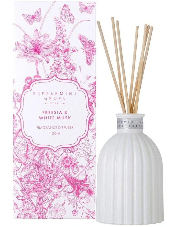 Peppermint Grove Australia Freesia And White Musk Mini Diffuser 100ml