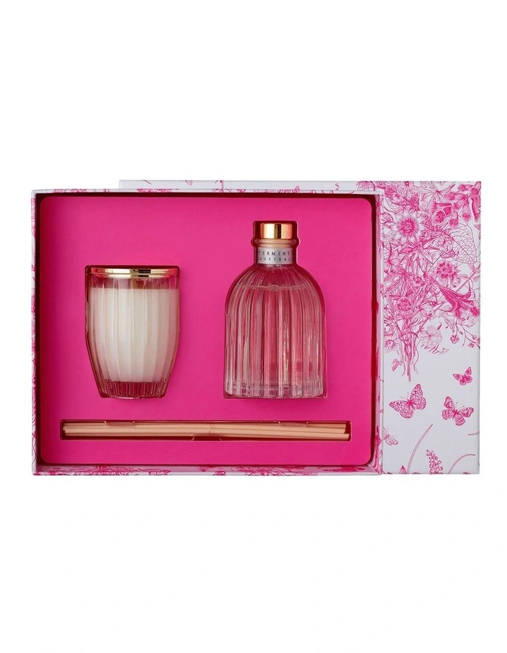 Peppermint Grove Australia Lemongrass And Lime Candle 60g And Diffuser