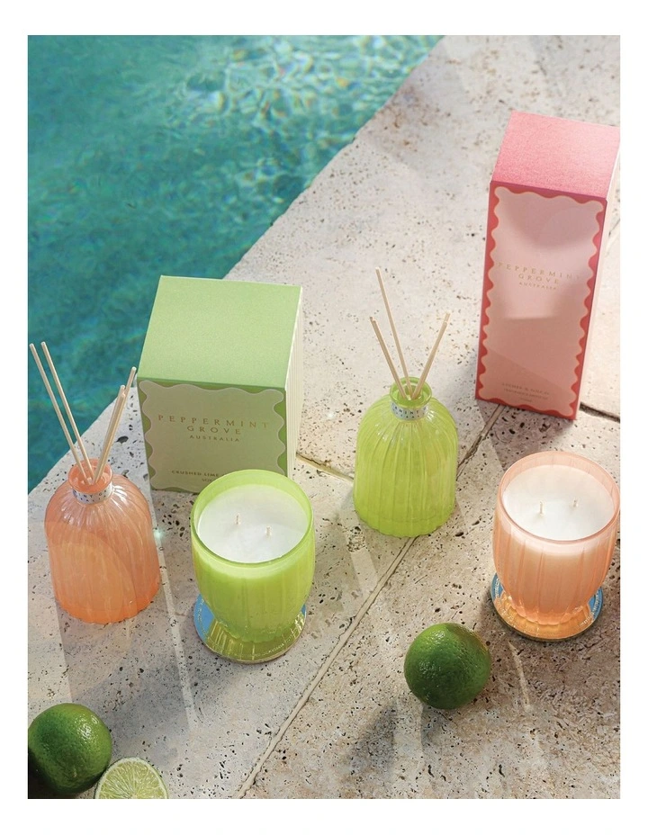 Crushed Lime & Pineapple Large Fragrance Diffuser 350ml image 2