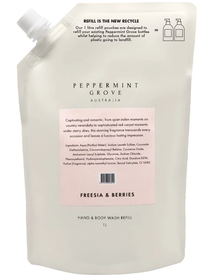 Freesia & Berries - Hand & Body Wash Refill 1L image 1