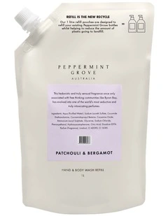 Patchouli & Bergamot - Hand & Body Wash Refill 1L
