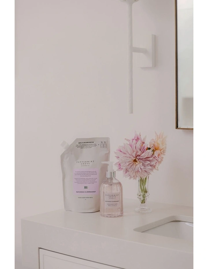 Patchouli & Bergamot - Hand & Body Wash Refill 1L image 4