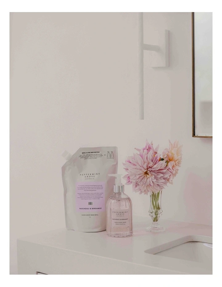 Patchouli & Bergamot - Hand & Body Wash Refill 1L image 4