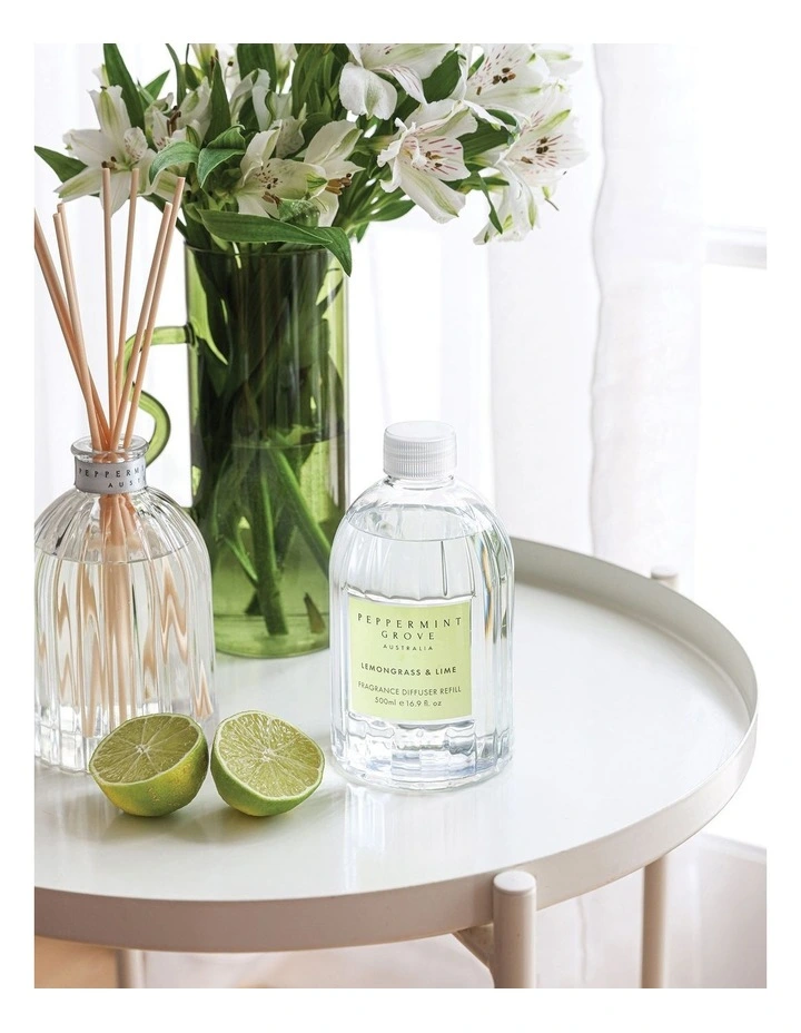 Lemongrass & Lime - Fragrance Diffuser Refill 350ml image 2