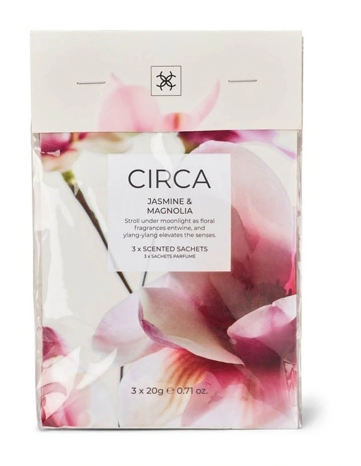 Jasmine & Magnolia Scented Sachet 3 x 20g image 1