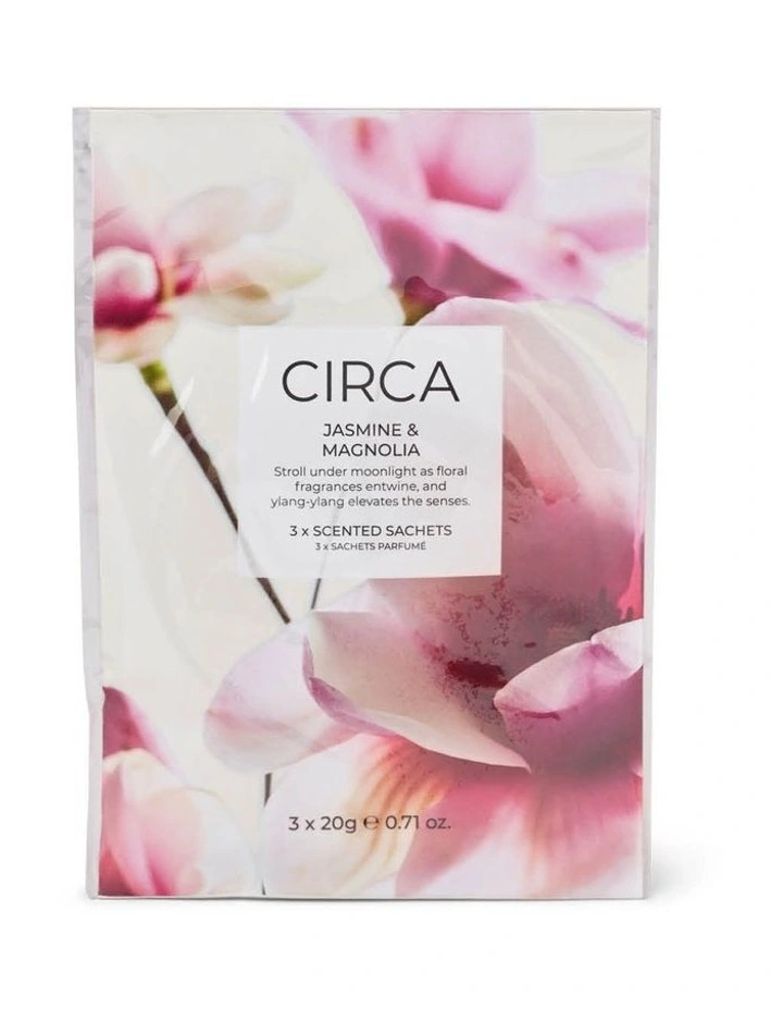 Jasmine & Magnolia Scented Sachet 3 x 20g image 2